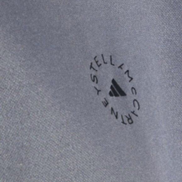 Adidas by Stella McCartney Printed fleece track jacket steel grey L - Picture 3 of 7